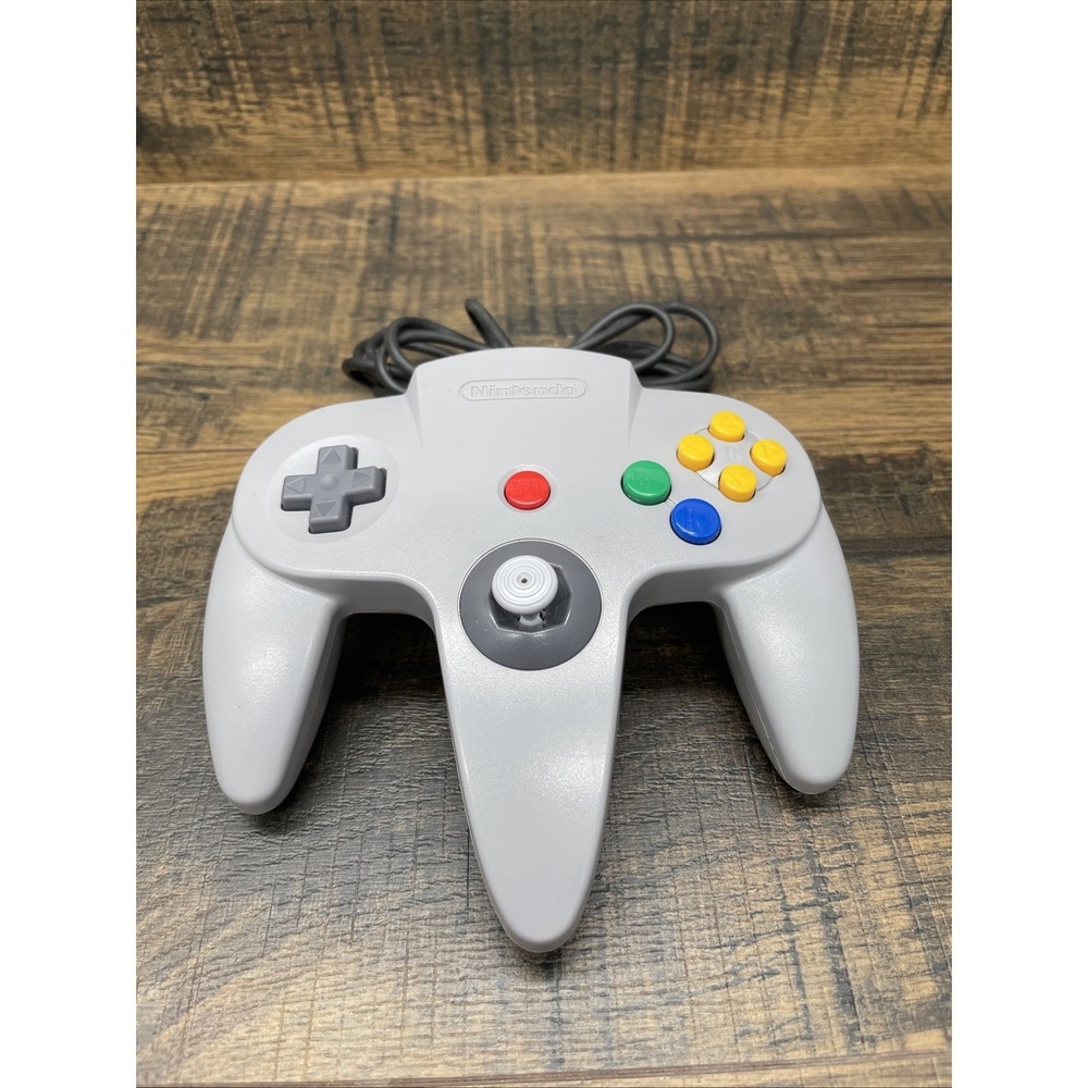 Official Nintendo 64 GRAY Controller AUTHENTIC OEM N64 NUS-005